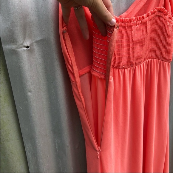 Show Me Your MUMU Magnolia Maxi Dress Salmon - Picture 8 of 8